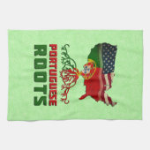 Serviettes de thé racines américaines portugaises (Horizontal)