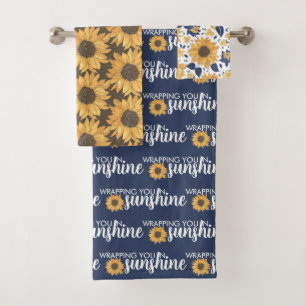 Serviettes De Toilette À Soleil