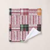 Serviettes de toilette Plaid (Gant de toilette)