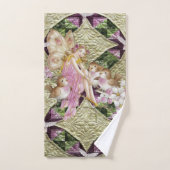 Serviettes de toilette rose or (Serviette à main)