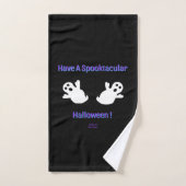 Serviettes de toilette Spooktacular Ghosts (Serviette à main)