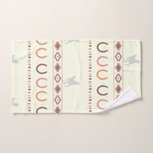 Serviettes de tribal de cheval (Serviette à main)