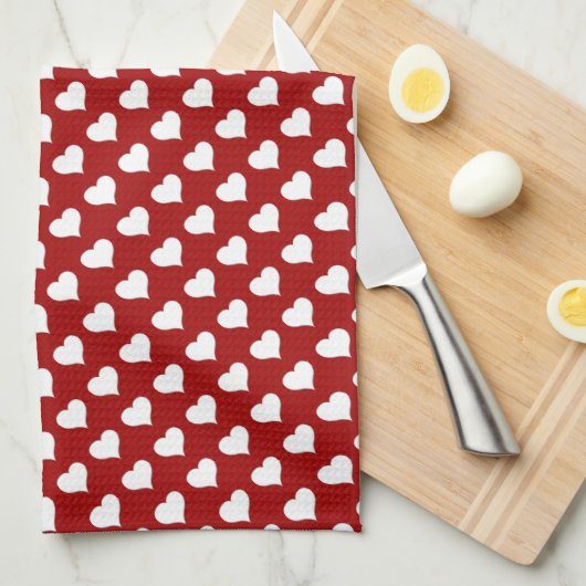 Serviettes de Valentin Serviettes de thé Valentine (Quart Plié)