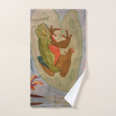 Serviettes d'étang de grenouilles (Serviette à main)