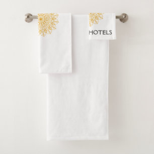Serviettes d'hôtel classiques personnalisables
