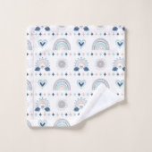 Serviettes Douces Bohème Arc-en-ciel Pastel Annive (Gant de toilette)