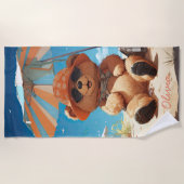 Serviettes d'ours pour le plaisir sur la plage et (Devant)