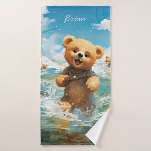 Serviettes d'ours pour toute l'année serviette Amu (Serviette de bain)