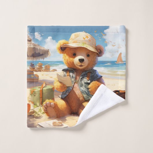 Serviettes d'ours pour toute l'année serviette Amu (Gant de toilette)