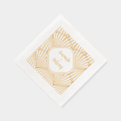 Serviettes empilées à l'huile dans le style art dé (Droite)