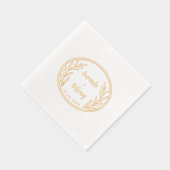 Serviettes empilées à l'huile dans un style rétro  (Droite)