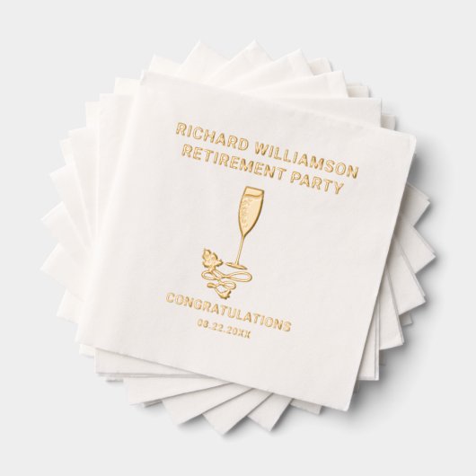 Serviettes empilées de la partie de retraite (Insitu (empilé))