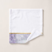 SERVIETTES EN MARBRE D'OR LILAC (Gant de toilette)