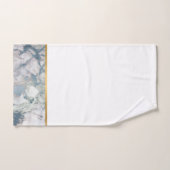 SERVIETTES EN MARBRE NUAGE BLANC (Serviette à main)