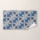 Serviettes en orchidée à rayures (Serviette à main)