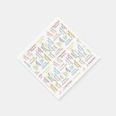 Serviettes en papier 25 mars Anniversaire (Coin)