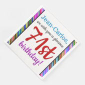 Serviettes en papier 71e anniversaire (Coin)