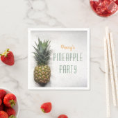 Serviettes en papier à ananas tropical (En situation)