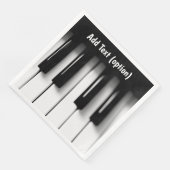 Serviettes en papier à clés de piano (Coin)