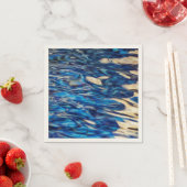 Serviettes en papier à cocktail Ecru Standard (En situation)