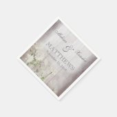 Serviettes en papier à cocktail Rustique Floral (Coin)
