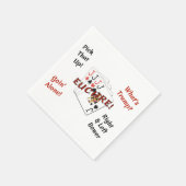 Serviettes en papier à cocktail standard - Euchre! (Coin)