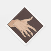 Serviettes en papier à main pour personnes (Coin)