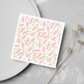 Serviettes en papier à motif Champagne et bulles