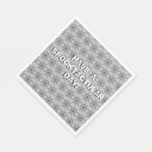 Serviettes en papier à motif de toiles d'araignée (Coin)