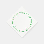 Serviettes en papier à motif fléché (Coin)