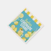 Serviettes en papier à thème citrons pour stand de (Coin)