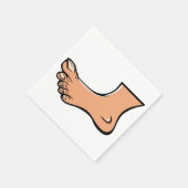 Serviettes en papier à un pied (Coin)