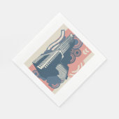 Serviettes en papier Abstrait de ville (Coin)