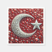 Serviettes en papier avec des couleurs turques Des (Devant)