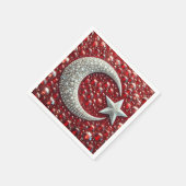 Serviettes en papier avec des couleurs turques Des (Coin)