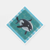 Serviettes en papier Baby Orca (Coin)