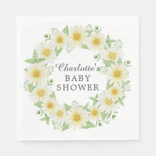 Serviettes en papier Baby shower frais