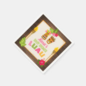 Serviettes en papier Baby Shower Luau (Coin)