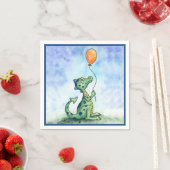 serviettes en papier Balloon Dragon (En situation)