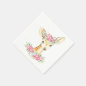 Serviettes en papier Biche Bébé Fille (Coin)