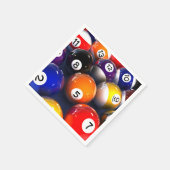 Serviettes en papier billard (Coin)