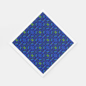 serviettes en papier bleu (Coin)