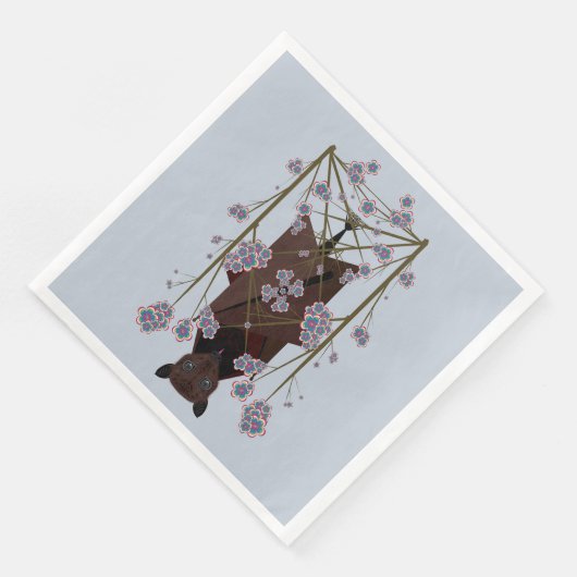 Serviettes en papier bleu Ciel (Coin)