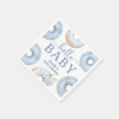 Serviettes en papier Bonjour Bébé Shower de Donuts (Coin)