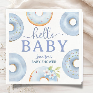 Serviettes en papier Bonjour Bébé Shower de Donuts