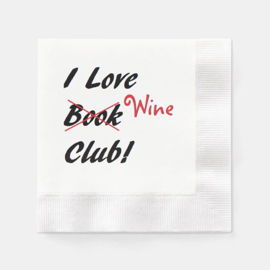 Serviettes en papier "Book Club" (Devant)