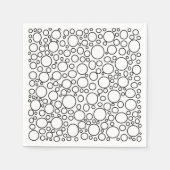 Serviettes en papier bulles (Devant)