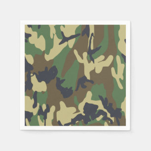 Serviettes en papier Camo