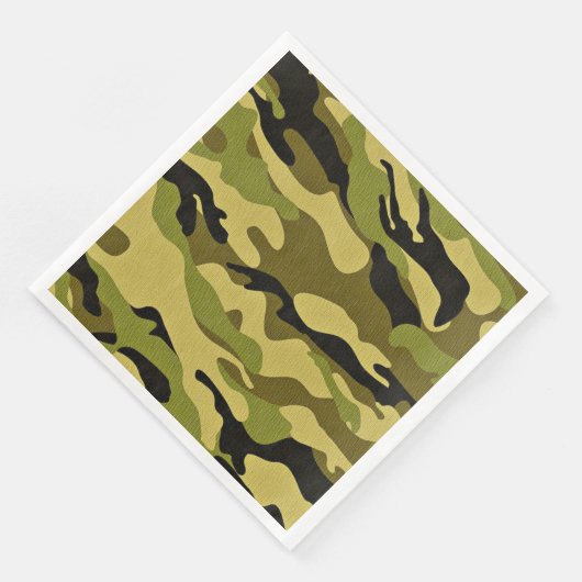 serviettes en papier camouflage (Coin)