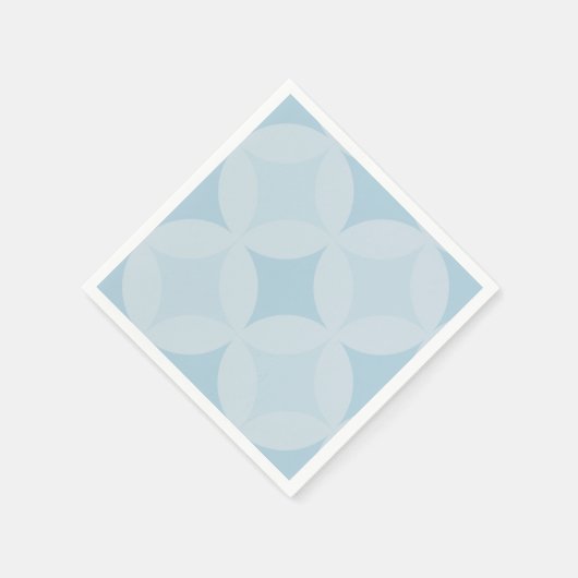 Serviettes en papier - Cercles et diamants (Coin)